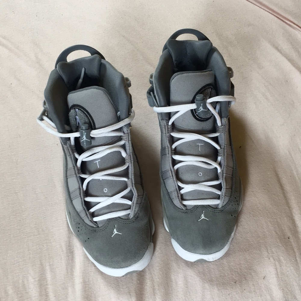 Grey Suede Jordan’s